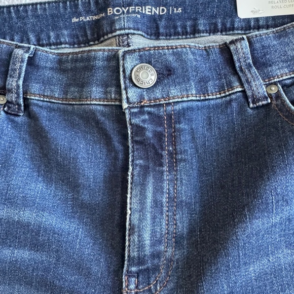 Chico's Platinum Boyfriend Jeans, Chico's size 1.5 - Picture 10 of 14